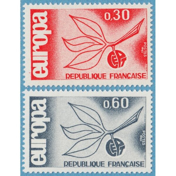 FRANKRIKE 1965 M1521-2** Europa Cept 2 kpl