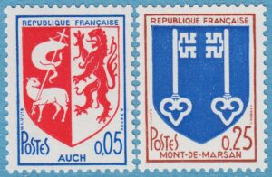 FRANKRIKE 1966 M1534-5** stadsvapen