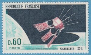 FRANKRIKE 1966 M1539** satelit D1 1 kpl