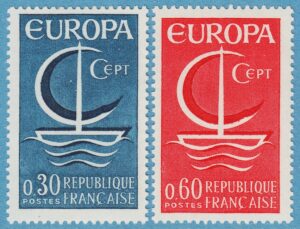 FRANKRIKE 1966 M1556-7** Europa Cept 2 kpl