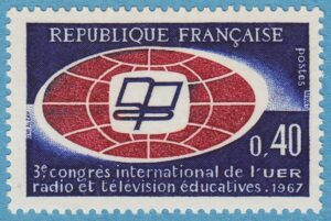FRANKRIKE 1967 M1573** Kongress UER 1 kpl