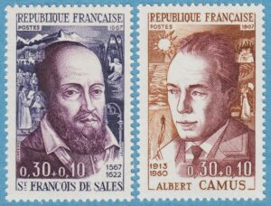 FRANKRIKE 1967 M1588-9** Sales – Camus 2 kpl