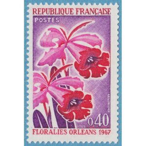 FRANKRIKE 1967 M1595** blommor 1 kpl