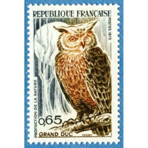 FRANKRIKE 1972 M1787** berguv 1 kpl