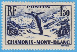 FRANKRIKE 1937 M340** skidhoppare 1 kpl
