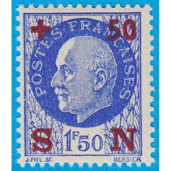 FRANKRIKE 1942 M563** övertryck  -  S N 1 kpl
