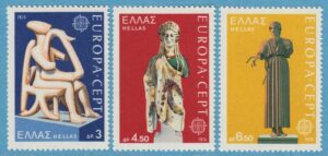 GREKLAND 1974 M1166-8** Europa Cept – skulpturer 3 kpl