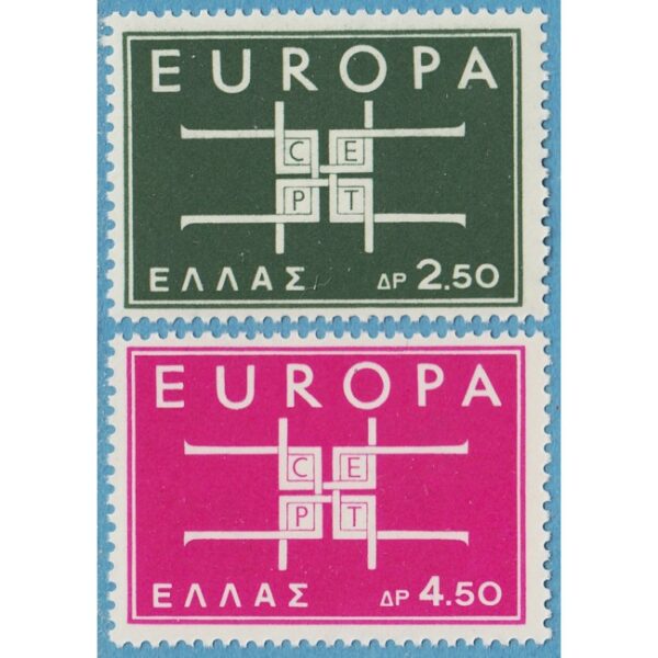 GREKLAND 1963 M821-2** Europa Cept 2 kpl