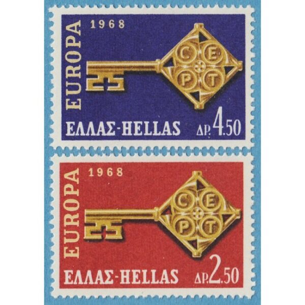 GREKLAND 1968 M974-5** Europa Cept 2 kpl