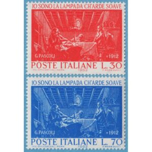 ITALIEN 1962 M1117-8** Pascoli 2 kpl