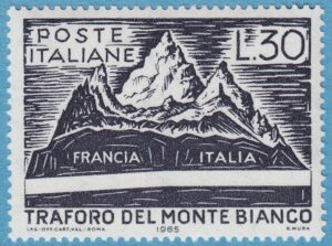 ITALIEN 1965 M1184** Montblanctunneln 1 kpl