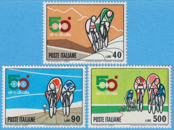 ITALIEN 1967 M1231-3** Giro d´Italia 3 kpl