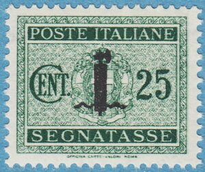 ITALIEN Lösen 1944 M40** 25c