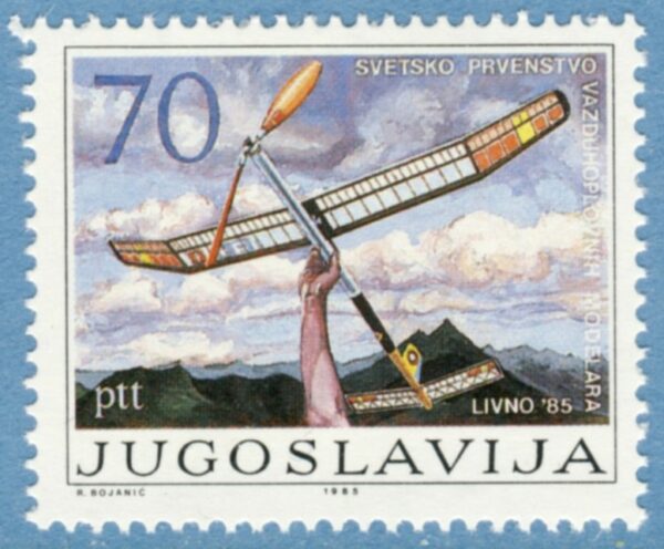 JUGOSLAVIEN 1985 M2120** modellflyg 1 kpl
