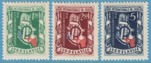 JUGOSLAVIEN 1948 M539-41** handelsmässa 3 kpl