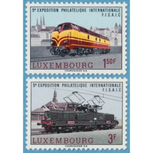 LUXEMBURG 1966 M735-6** lok 2 kpl