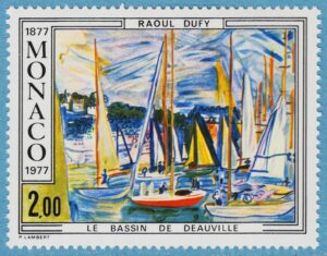MONACO 1977 M1269** konst: Raoul Dufy 1 kpl