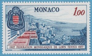 MONACO 1977 M1297** tennis 1 kpl