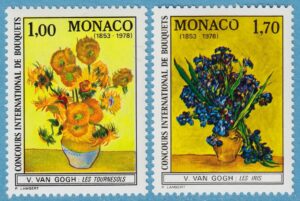 MONACO 1978 M1345-6** Vincent van Gogh 2 kpl