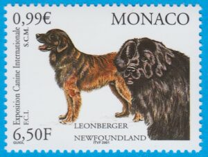 MONACO 2001 M2548** Leonberger – Newfoundland 1 kpl