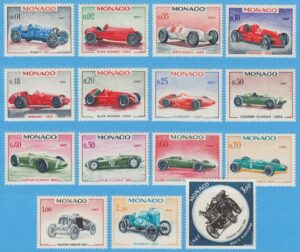 MONACO 1967 M848-62** Monaco Grand Prix 15 kpl