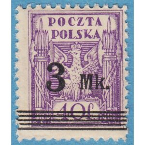 POLEN 1921 M153** övertryck 3 Mk 1 kpl