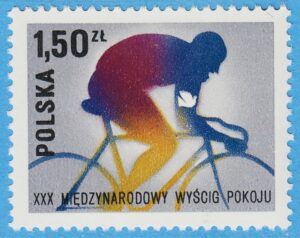 POLEN 1977 M2503** cykelsport 1 kpl