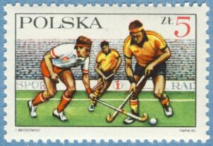 POLEN 1985 M2990** landhockey 1 kpl