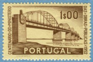 PORTUGAL 1952 M784** bro Enda i serien
