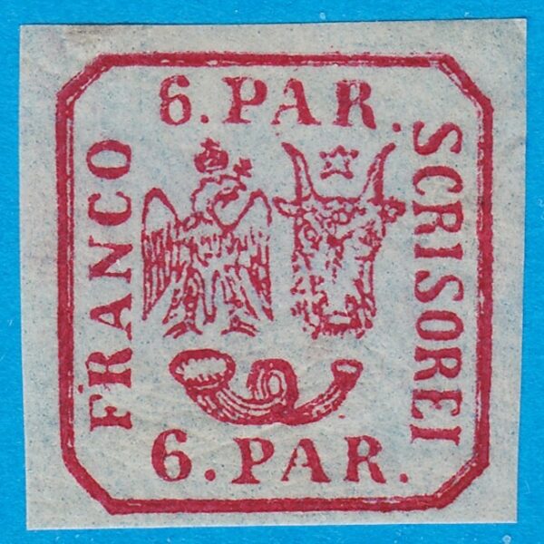 RUMÄNIEN 1864 M9 II* med fastsättarspår