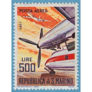 SAN MARINO 1965 M829** flyg 1 kpl