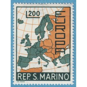 SAN MARINO 1967 M890** Europa Cept – karta 1 kpl