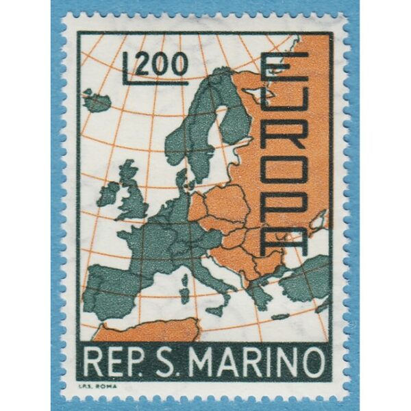 SAN MARINO 1967 M890** Europa Cept - karta 1 kpl