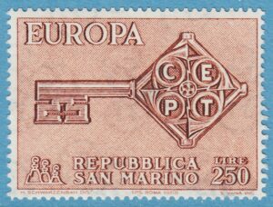 SAN MARINO 1968 M913** Europa Cept 1 kpl