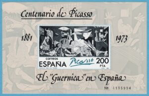 SPANIEN 1981 M2520 BL23 Typ I** Picasso – Guernica