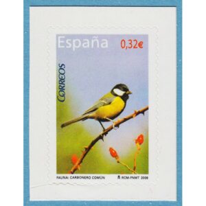 SPANIEN 2009 M4390** talgoxe – enda fågel i serien
