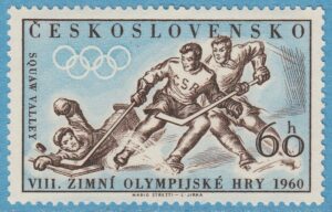 TJECKOSLOVAKIEN 1960 M1183** ishockey enda i serien