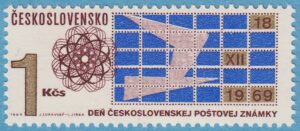 TJECKOSLOVAKIEN 1969 M1915** frimärkets dag 1 kpl