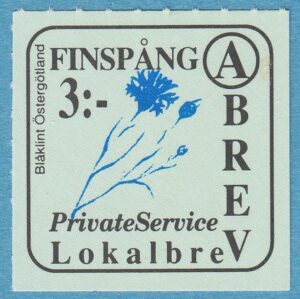 Lokalpost FINSPÅNG Nr 5 1998 blåklint .