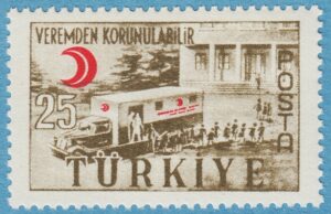 TURKIET 1957 M1515** kamp mot TBC 1 kpl