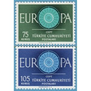 TURKIET 1960 M1774-5** Europa Cept 2 kpl