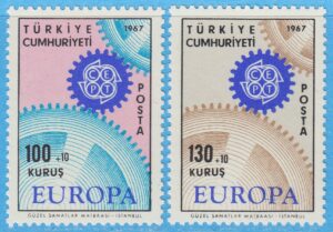 TURKIET 1967 M2044-5** Europa Cept 2 kpl