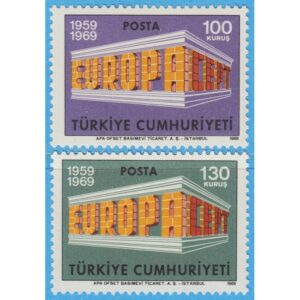TURKIET 1969 M2124-5** Europa Cept 2 kpl