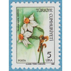 TURKIET 1985 M2702** blomma 1 kpl
