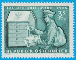 ÖSTERRIKE 1965 M1200** brevbärare 1 kpl