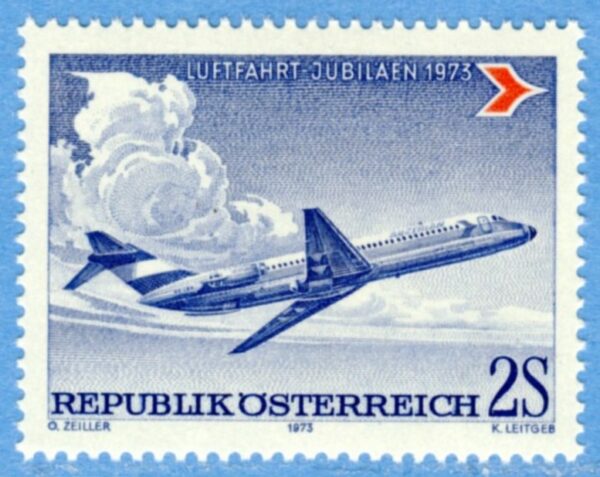 ÖSTERRIKE 1973 M1413** flyg 1 kpl