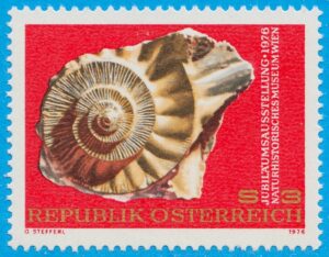 ÖSTERRIKE 1976 M1510** ammonit 1 kpl