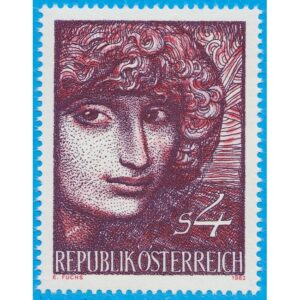 ÖSTERRIKE 1982 M1727** konst: Ernst Fuchs 1 kpl