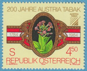 ÖSTERRIKE 1984 M1769** tobak 1 kpl