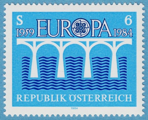 ÖSTERRIKE 1984 M1772** Europa Cept 1 kpl